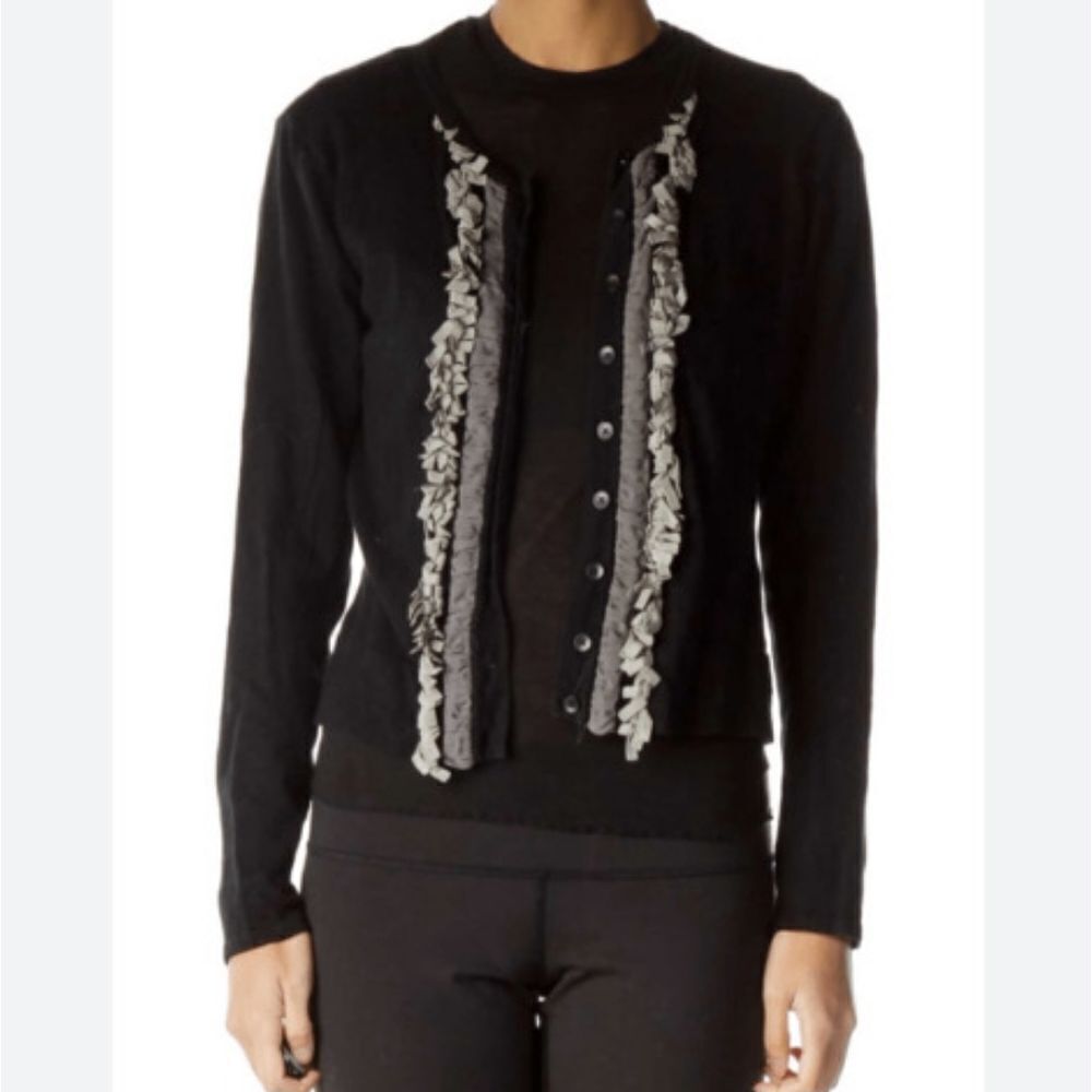 CAbi Tuxedo Cardigan Size M
